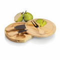 Brie Circular Cutting Board w/ 3 Cheese Tools